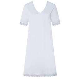 HANRO chemise de nuit manches courtes en coton Inaya