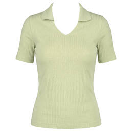 OSCALITO t-shirt col chemise en coton Venise