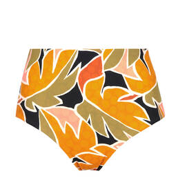 VERDISSIMA bas de maillot de bain slip revers Tropical Leaves