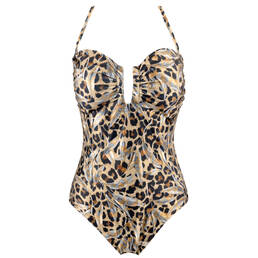 ACQUADICOCCO maillot de bain 1 pièce bustier sans armatures Animalier Chic