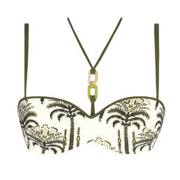 LISE CHARMEL haut de maillot de bain bandeau Palmier Audace