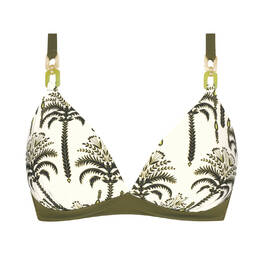 LISE CHARMEL haut de maillot de bain triangle coques bonnets profonds Palmier Audace