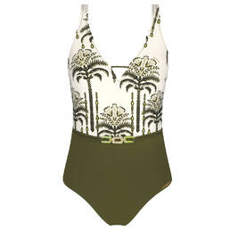 LISE CHARMEL maillot de bain 1 pièce sans armatures Palmier Audace