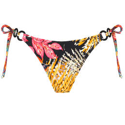 SORAYA bas de maillot de bain slip lacets Cassis Tropical