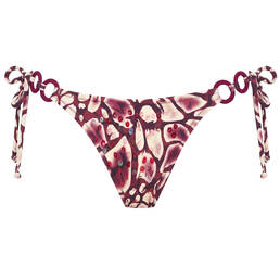 SORAYA bas de maillot de bain slip lacets Cassis Turtle