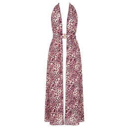 SORAYA caftan de plage long Darling Turtle