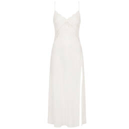 LIVY robe longue en soie et dentelle Burning Desire