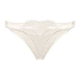 LIVY tanga en soie et dentelle Burning Desire