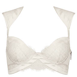 LIVY soutien-gorge corbeille mono-armature en soie et dentelle Burning Desire