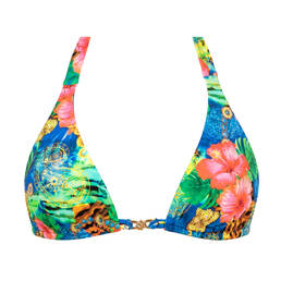 LULI FAMA haut de maillot de bain triangle sans armatures Jungle Reign LULI FAMA haut de maillot de bain triangle sans armatures Jungle Reign