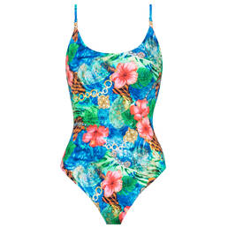 LULI FAMA maillot de bain 1 pièce réversible sans armatures Jungle Reign LULI FAMA maillot de bain 1 pièce réversible sans armatures Jungle Reign