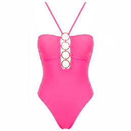 LULI FAMA maillot de bain 1 pièce bustier sans armatures Solar Pop LULI FAMA maillot de bain 1 pièce bustier sans armatures Solar Pop