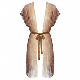 LULI FAMA caftan de plage court Beachwear