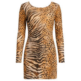 LULI FAMA robe de plage Tigressa