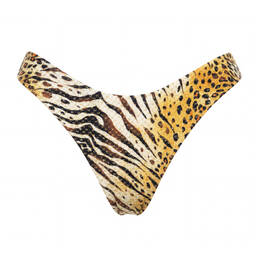 LULI FAMA bas de maillot de bain slip échancré Tigressa LULI FAMA bas de maillot de bain slip échancré Tigressa