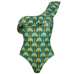 WATERCULT maillot de bain 1 pièce asymétrique sans armatures Tropical Muse