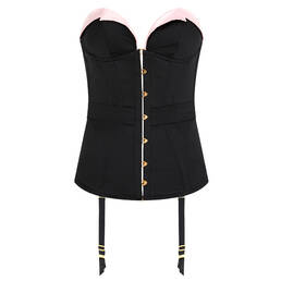 AGENT PROVOCATEUR corset Honie en satin Wardrobe Edit