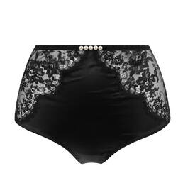 I.D. SARRIERI culotte haute en soie et dentelle Feathers of a Swan