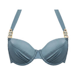 MARLIES DEKKERS haut de maillot de bain coques Royal Navy