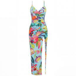 LULI FAMA robe de plage longue Ocean's Kiss
