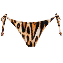 SORAYA bas de maillot de bain slip lacets Emilie Leopard