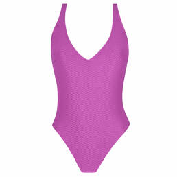 ANTIGEL maillot de bain 1 pièce décolleté sans armatures La Zigzag