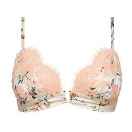 MARJOLAINE soutien-gorge triangle Éternel Été en soie et dentelle Daisy