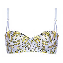 FLEUR DU MAL soutien-gorge corbeille Banana Embroidery