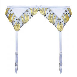 FLEUR DU MAL porte-jarretelles Banana Embroidery