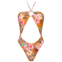 LULI FAMA maillot de bain 1 pièce trikini sans armatures Paradise Prowl