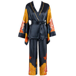 MARJOLAINE pyjama en soie Dahlia