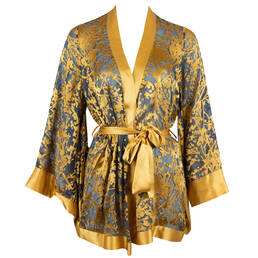 MARJOLAINE kimono en soie Dahlia MARJOLAINE kimono en soie Dahlia
