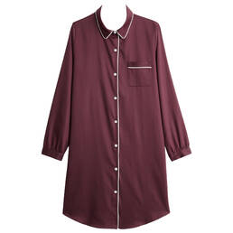 LAURENCE TAVERNIER chemise de nuit en coton Essentiel Uni