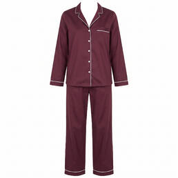 LAURENCE TAVERNIER pyjama chemise en coton Essentiel Uni
