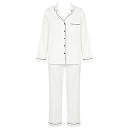 LAURENCE TAVERNIER pyjama chemise en coton Essentiel Uni LAURENCE TAVERNIER pyjama chemise en coton Essentiel Uni