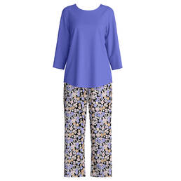 CALIDA pyjama 7/8 en coton Flower Dreams