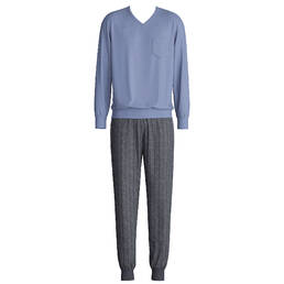 CALIDA pyjama col V homme en coton Relax Imprint