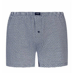 MEY caleçon homme en coton Blue Geo