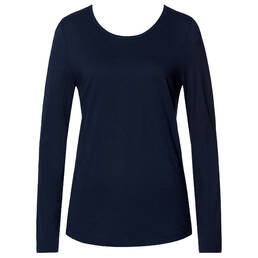 HANRO top manches longues en coton et modal Sleep & Lounge HANRO top manches longues en coton et modal Sleep & Lounge