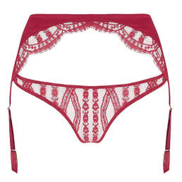 COCO DE MER slip ouvert porte-jarretelles en dentelle Renata