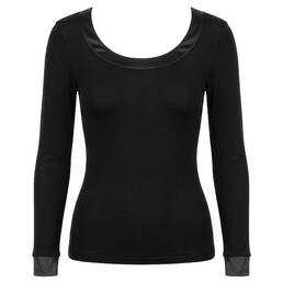 OSCALITO pull col rond en laine et soie Cortina