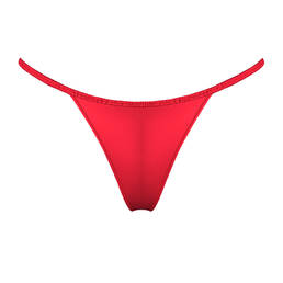 SCANDALE slip brésilien en satin Dédicace