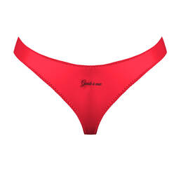 SCANDALE string en satin Dédicace