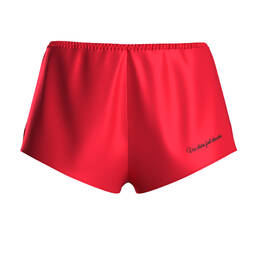 SCANDALE short en satin Dédicace