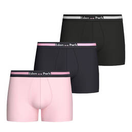 EDEN PARK  pack de 3 boxers homme en coton Basics