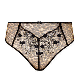 GOSSARD culotte haute Floral Leopard