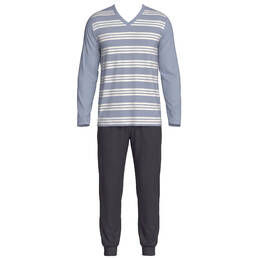 EDEN PARK  pyjama homme col V en coton Heritage