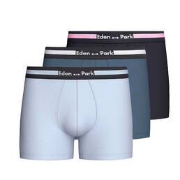 EDEN PARK  pack de 3 boxers homme en coton Basics