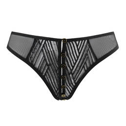 ATELIER AMOUR tanga ouvrable en dentelle Clair Obscur