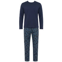 MEY pyjama homme en coton Dark Leaves MEY pyjama homme en coton Dark Leaves